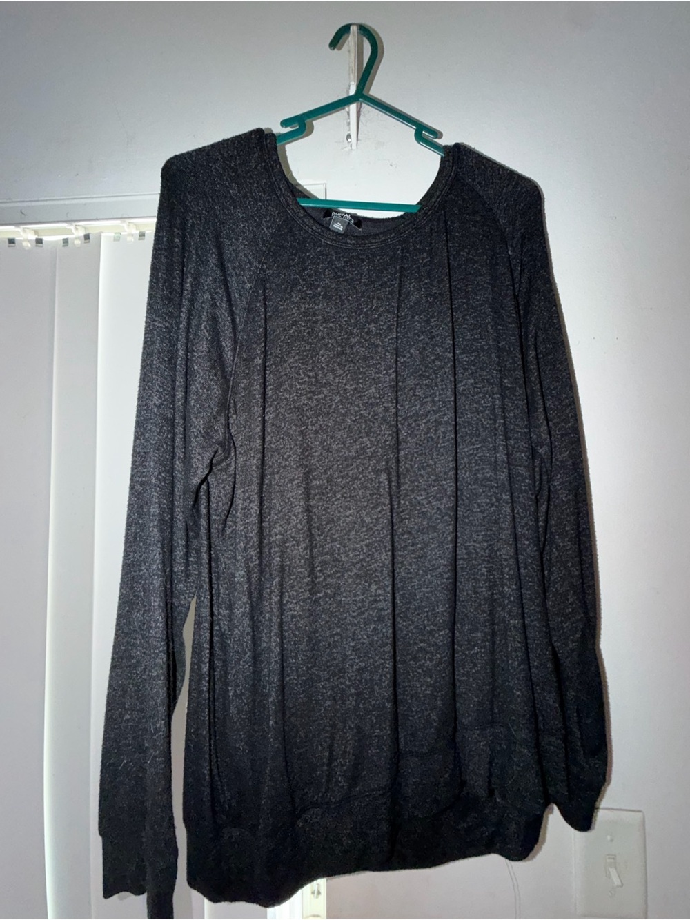 Buffalo David Bitton Dark Heather Gray Crewneck Sweater